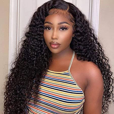 “Normani Walker” Italian Deep Wave Curly Frontal Wig